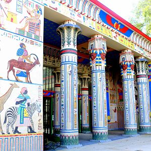 Egyptian Temple Building; Antwerp; 8th September 2018