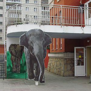 Elephant house entrance