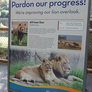 9/23/2018 - Lion Signage & Overlook Renovation Info