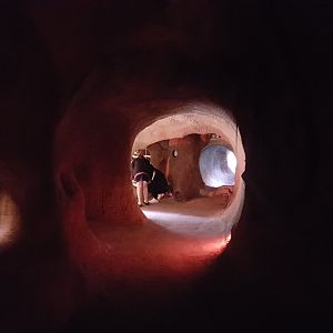 View into the grotto