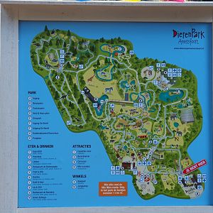 Dierenpark Amersfoort 2018 park map