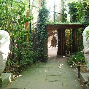 Entrance to the elephant house