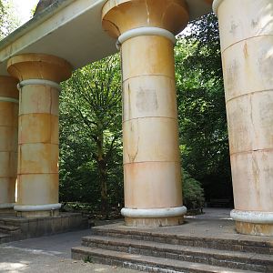 Ancient City entrance gate columns