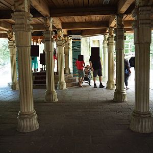 View inside the palace of King Darius