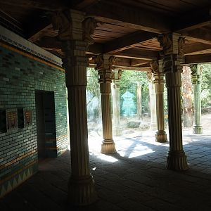 View inside the palace of King Darius