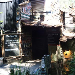 Entrance to "De Nacht" or "The Night" nocturnal house