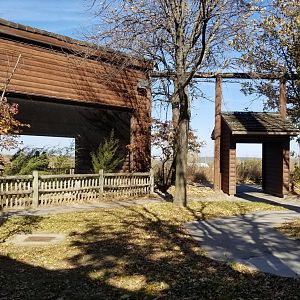 View inside small animal/bird rotunda