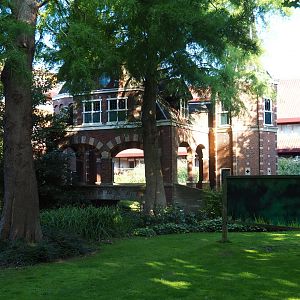 Sneek Waterpoort replica and Dawn redwood trees (Sep 2nd, 2018)