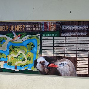 Nuboso - Donations sign and map (Sep 2nd, 2018)