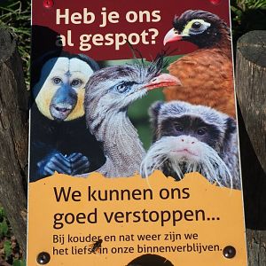 Have you seen us yet - We can hide well sign (Sep 2nd, 2018)