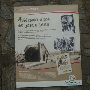 Sign detailing the history of the old house (Photographed in 2014)