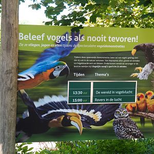 Flight shows schedule sign (Sep 2nd, 2018)