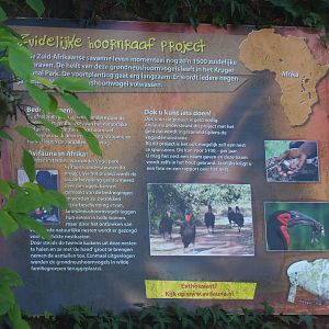 Avifauna conservation projects sign (Sep 2nd, 2018)