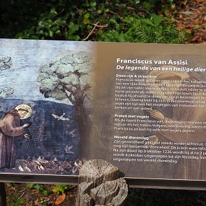Sign about Saint Francis of Assisi (Sep 2nd, 2018)