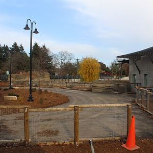 Adventure Africa Construction - African Elephant Exhibit: Watering Hole Overview