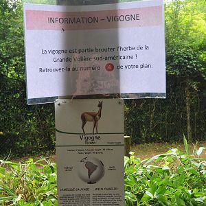 Vicuna Signage at Doué-la-Fontaine, 15/06/18