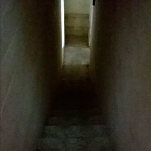 steps down to air raid shelter