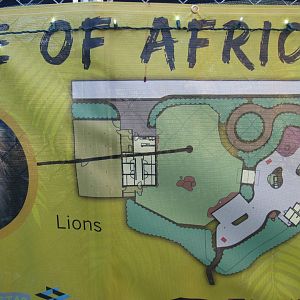 Pride of Africa banner up close