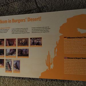 Welcome to Burgers' Desert sign (Sep 16th, 2018)