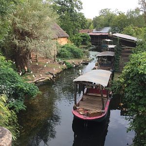 View over the boat ride station