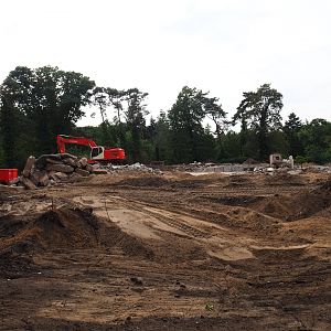 Demolition of old buildings and exhibits (Sep 16th, 2018)