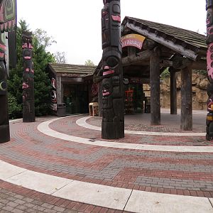 Northwest Passage - Entry Gateway and Totem Poles