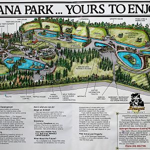 Orana Park map, c.1994