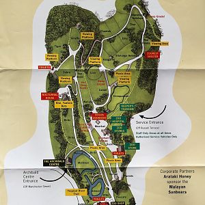 Wellington Zoo map c.2000