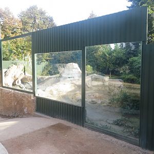 America Tropicana - Giant otter outside enclosure 171018