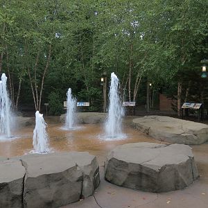 Teton Trek - Simulated Geyser Water Feature