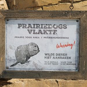 Sign Prairie dog-plain
