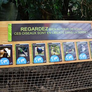 Signage Example at Biotropica, 16/06/18