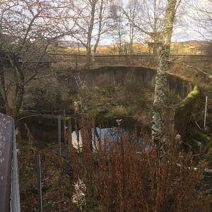 Former otter enclosure