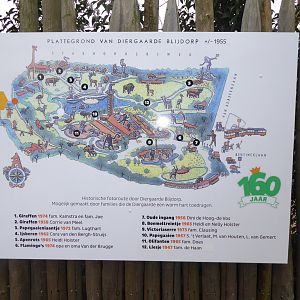 Example of historical information signage