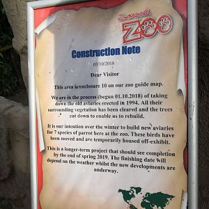 Parrot complex signage