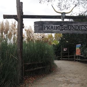 Entrance to the black-tailed prairie dog walkthrough exhibit (Nov 10th, 2018)