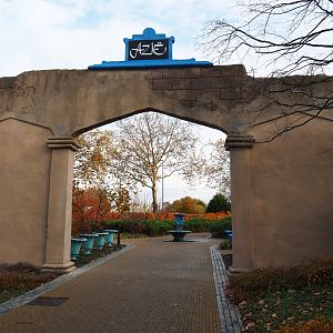 Gate to the Asian area of the zoo (Nov 10th, 2018)