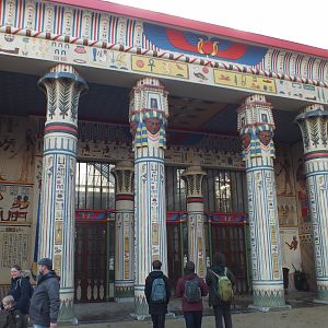 "Egyptian Temple" - Giraffe House