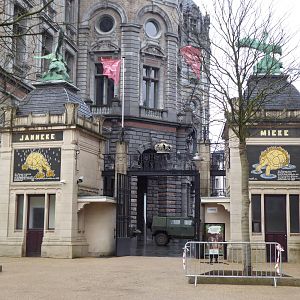Entrance gates viewed from within