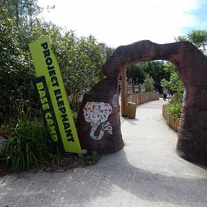 Entrance to 'Elephant Basecamp'