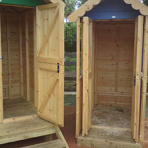 Sheep shelters, Animal Adventure