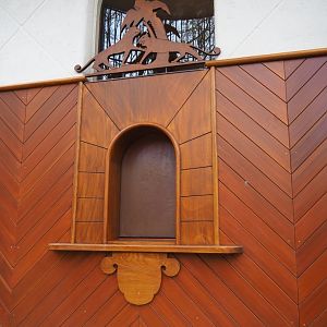 Artwork in historical cage (Nov 10th, 2018)