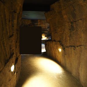 Rock tunnel in the gelada house (Nov 10th, 2018)