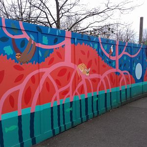 Hoarding around the children's zoo 12/01/2019