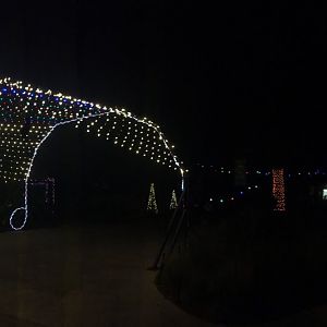 Zoo Lights Entry Plaza