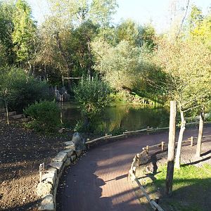 View into the park from the Limburg House (Oct 13th, 2018)