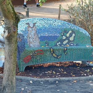 Mosaic bench (Oct 13th, 2018)