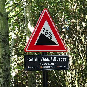 Steep slope sign (Oct 13th, 2018)