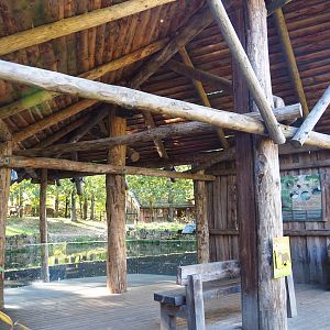 Tapir viewing shelter (Oct 13th, 2018)
