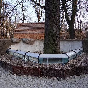 New otter enclosure almost finished